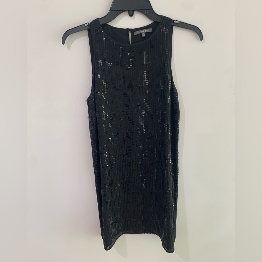 Black Sequin Dress